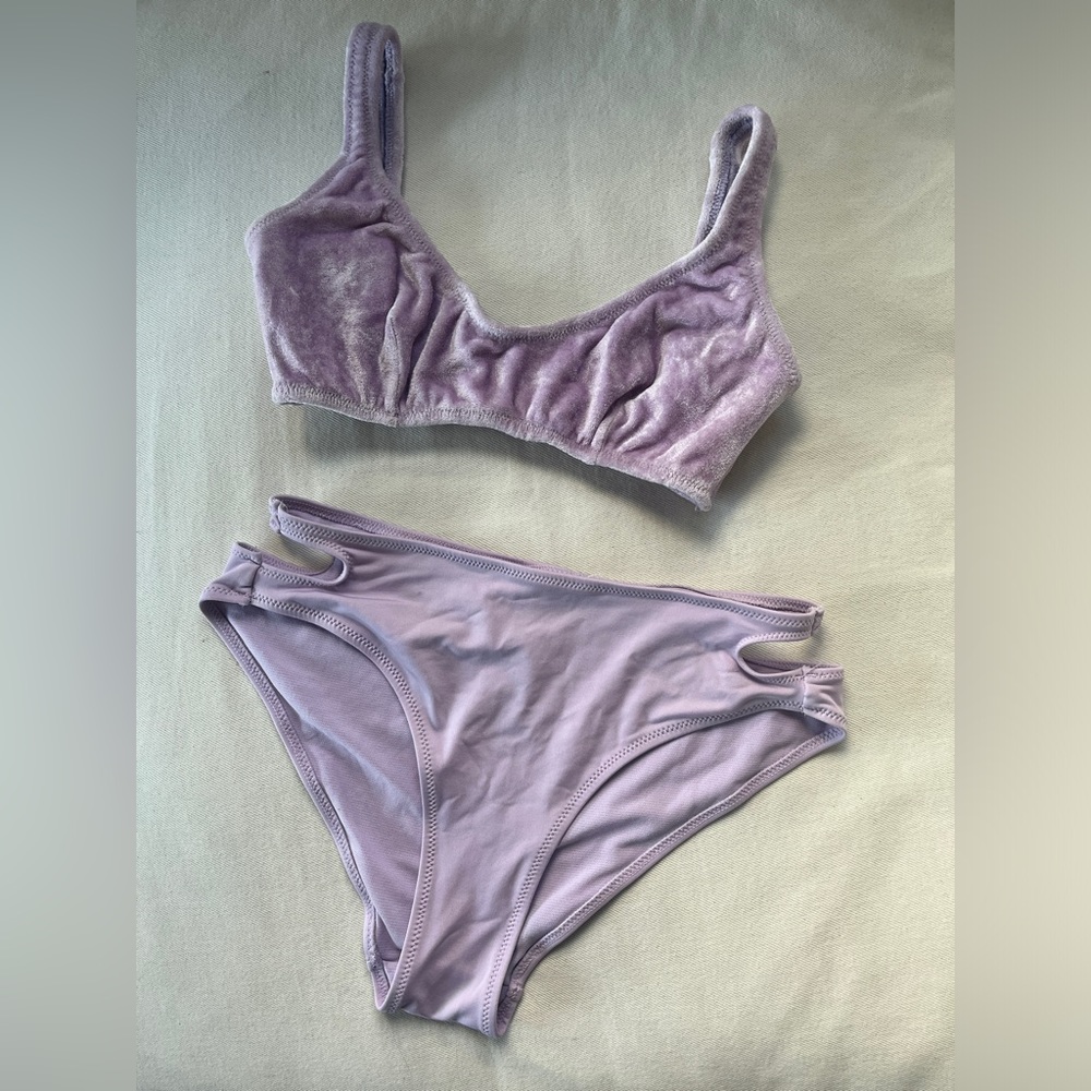 Base range bikini top bralette and swim bottoms